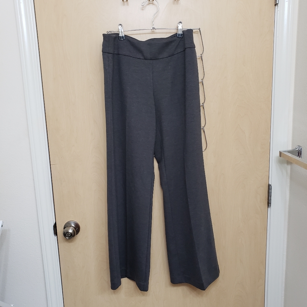 NWOT New York & Company Wide Leg Gray Pants